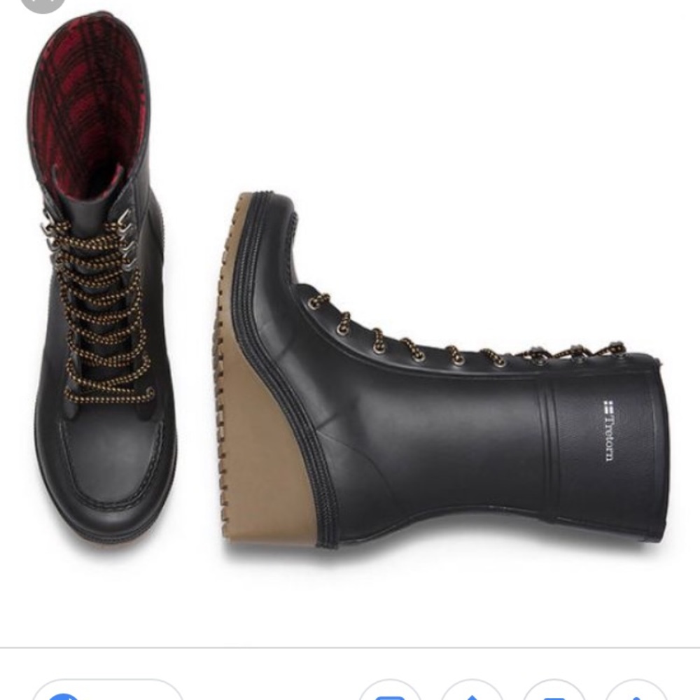 Tretorn Plask Lace-Up Waterproof Boots